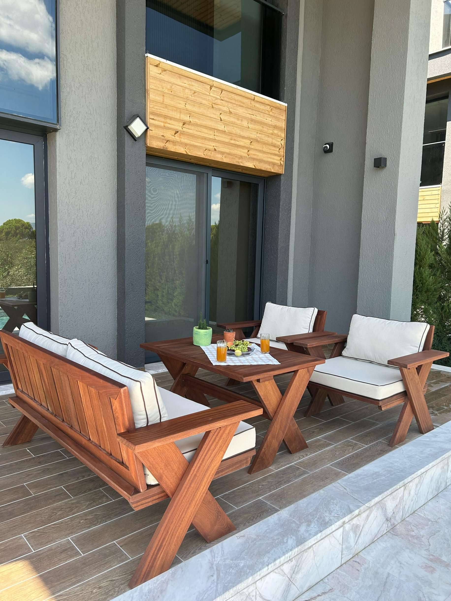 Joy Tropic Bahçe Takımı Iroko Ahşap Joy Tropic Bahçe Takımı Iroko Ahşap